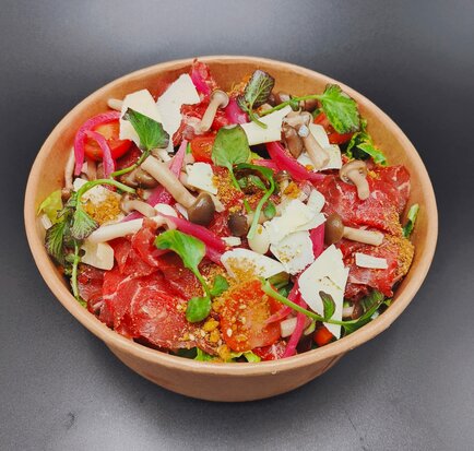 Dry Aged Carpaccio Salad