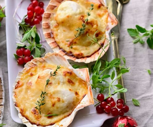 Gegratineerde Coquilles (3st)